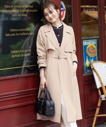 ANY SIS（エニィスィス）の「【洗える】Nobleライトトレンチ コート（トレンチコート）」