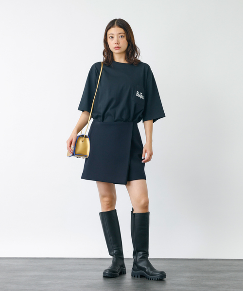 cheek(BAG)(チーク)の「【cheek/チーク】ライン ミニショルダーバッグ / メタリック(ショルダーバッグ・レディース・ブラック/シルバー/ゴールド/ネイビー・フリー)」の9枚目の写真