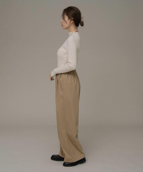 URBAN RESEARCH Sonny Label(アーバンリサーチサニーレーベル)の「裏起毛イージーワイドパンツ(その他パンツ・レディース・ベージュ/グレー/ブラック・36/38)」の4枚目の写真