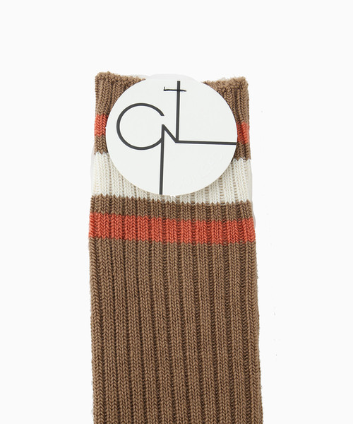 ADAM ET ROPE'（アダムエロペ）の「【CONLEAD/コンリード】College Short（ソックス/靴下・メンズ・ブラウン・M）」の2枚目の写真
