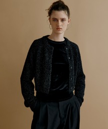 【kiehtova】GLITTER SHAGGY KNIT KTWR11