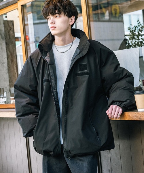 オーバーサイズ ハッピースーツ防風ストレッチレベル7中綿ミリタリー