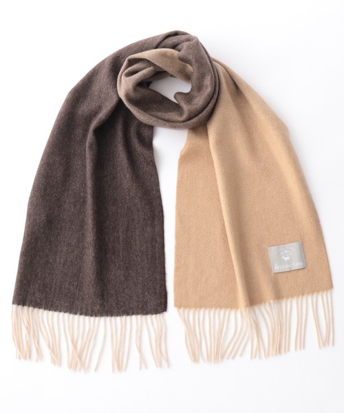 Jubilee Fabric（ジュビリーファブリック）の「ジュビリー カシミヤ ストール Jubilee Cashmere Stole グラデーション ブランケット ラグ スカーフ 中判ストール 30x180cm（ストール/ショール・レディース・ベージュ系/ホワイト系・FREE）」の3枚目の写真
