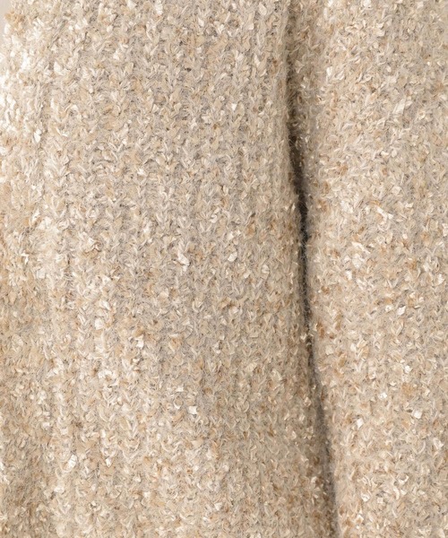 studio CLIP（スタディオクリップ）の「5ゲージフラッグヤーンカーディガン（カーディガン/ボレロ・レディース・ブラック/ブルー/ベージュ・FREE）」の22枚目の写真