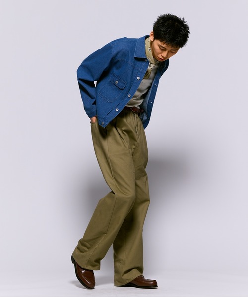 THE BOLDMAN（ザ ボールドマン）の「Basic Denim Jacket  / ベーシックデニムジャケット（デニムジャケット・メンズ・ブルー/ブラック・LARGE/MEDIUM）」の10枚目の写真