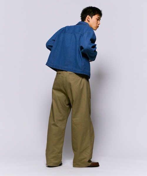 THE BOLDMAN（ザ ボールドマン）の「Basic Denim Jacket  / ベーシックデニムジャケット（デニムジャケット・メンズ・ブルー/ブラック・LARGE/MEDIUM）」の15枚目の写真