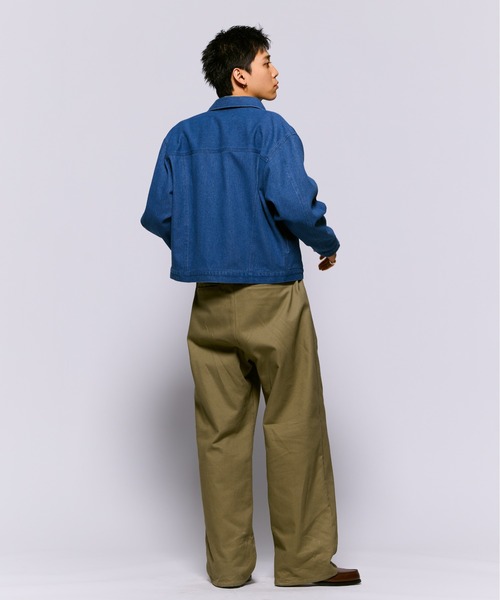 THE BOLDMAN（ザ ボールドマン）の「Basic Denim Jacket  / ベーシックデニムジャケット（デニムジャケット・メンズ・ブルー/ブラック・LARGE/MEDIUM）」の17枚目の写真