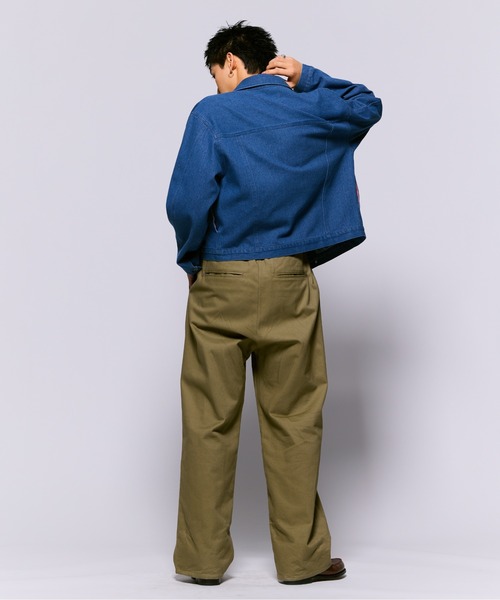 THE BOLDMAN（ザ ボールドマン）の「Basic Denim Jacket  / ベーシックデニムジャケット（デニムジャケット・メンズ・ブルー/ブラック・LARGE/MEDIUM）」の18枚目の写真