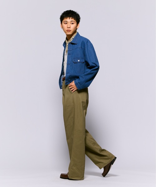 THE BOLDMAN（ザ ボールドマン）の「Basic Denim Jacket  / ベーシックデニムジャケット（デニムジャケット・メンズ・ブルー/ブラック・LARGE/MEDIUM）」の20枚目の写真