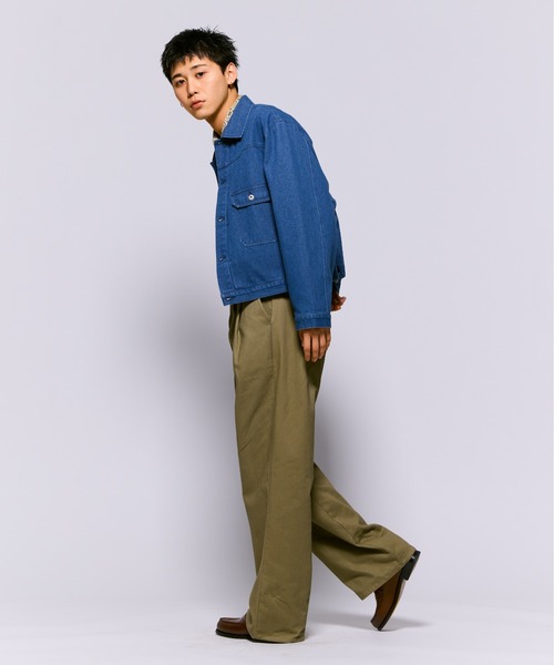 THE BOLDMAN（ザ ボールドマン）の「Basic Denim Jacket  / ベーシックデニムジャケット（デニムジャケット・メンズ・ブルー/ブラック・LARGE/MEDIUM）」の21枚目の写真