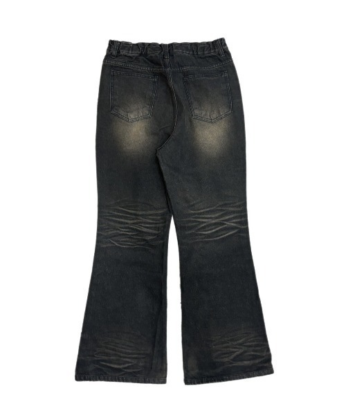 パンツ chiiii FLARE DENIM セール】【Chikashitsu +】phantom flare denim pants