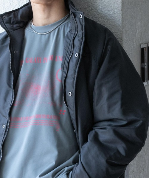 SENSE OF PLACE by URBAN RESEARCH（センスオブプレイスバイアーバンリサーチ）の「Galaxy Graphic Long-Sleeve T-shirts（Tシャツ/カットソー・メンズ・ブラック/ライトグレー/ホワイト・MEDIUM/LARGE）」の22枚目の写真