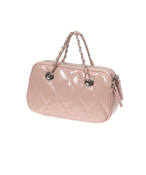 fifth(フィフス)の「コンパクトチェーンバッグ(ショルダーバッグ・レディース・ホワイト/ブラック/ピンク・FREE)」の5枚目の写真