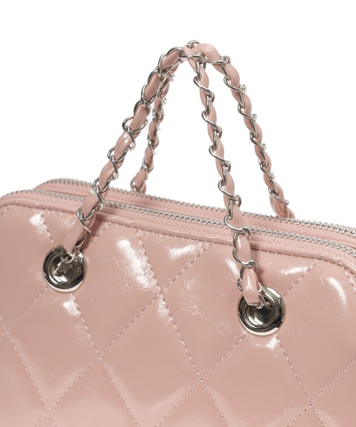 fifth(フィフス)の「コンパクトチェーンバッグ(ショルダーバッグ・レディース・ホワイト/ブラック/ピンク・FREE)」の8枚目の写真