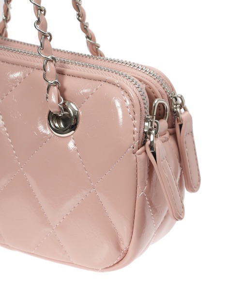 fifth(フィフス)の「コンパクトチェーンバッグ(ショルダーバッグ・レディース・ホワイト/ブラック/ピンク・FREE)」の9枚目の写真