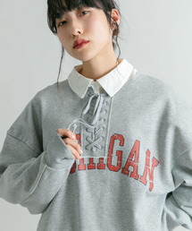 KBF | レースアップロゴスウェット(スウェット)