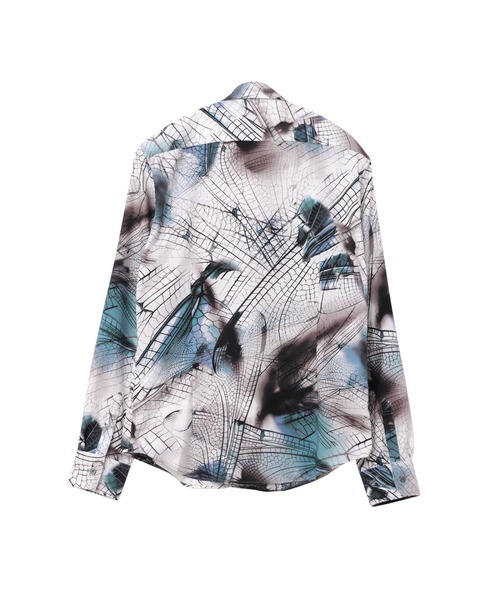 TORNADO MART（トルネードマート）の「TORNADO MART∴ウィングヴェインプリントシャツ（シャツ/ブラウス・メンズ・ブルー系1/ベージュ・M/XXL/LL/L）」の7枚目の写真