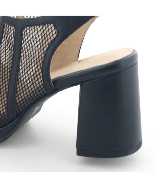 cava cava（サヴァサヴァ）の「厚底チュールサンダル　7305425（サンダル・レディース・シルバー/ブラック・23cm/23.5cm/24cm/24.5cm/22.5cm）」の14枚目の写真