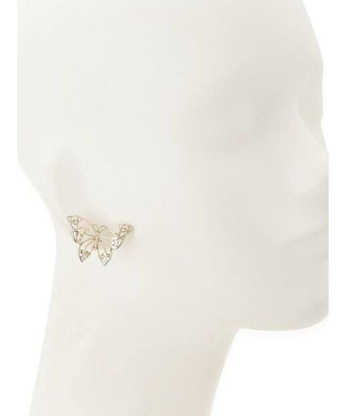 LILY BROWN（リリーブラウン）の「【LILY BROWN × ANNA SUI】バタフライピアス（ピアス（両耳用）・レディース・ゴールド/シルバー・FREE）」の9枚目の写真