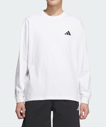 adidas | エッセンシャルズ プラス ルーズフィット スモールロゴ 長袖Tシャツ / ロンT / アディダス adidas(Tシャツ/カットソー)