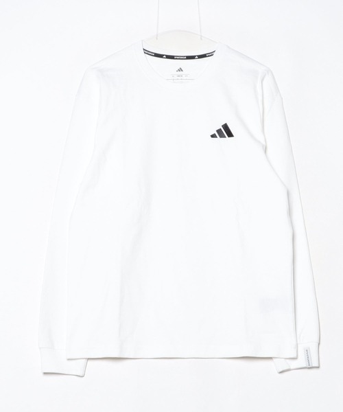 エッセンシャルズ プラス ルーズフィット スモールロゴ 長袖Tシャツ