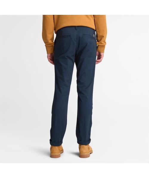 Timberland(ティンバーランド)の「メンズ ストレート フィット ツイル チノ パンツ(チノパンツ・メンズ・ダークブルー・29inch/31inch/32inch/33inch/34inch/36inch/38inch/30inch)」の3枚目の写真