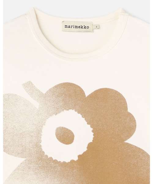 マリメッコ　kioski Tシャツ　L ベージュ　ルック　正規品 マリメッコ kioski Tシャツ L ベージュ ルック 正規品 - メルカリ