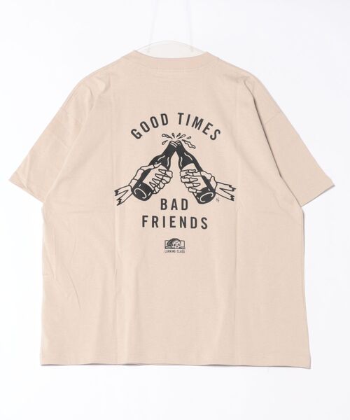 LURKING CLASS（ラーキングクラス）の「【ムラサキスポーツ限定】LURKING CLASS/ラーキングクラス 半袖Tシャツ バックプリント ST25STM02（Tシャツ/カットソー・メンズ・ブラック/グレイッシュベージュ/ホワイト・XL/L/M）」の4枚目の写真