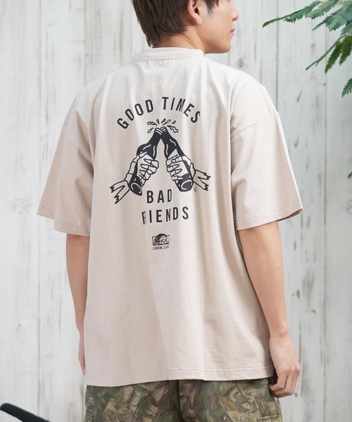 LURKING CLASS（ラーキングクラス）の「【ムラサキスポーツ限定】LURKING CLASS/ラーキングクラス 半袖Tシャツ バックプリント ST25STM02（Tシャツ/カットソー・メンズ・ブラック/グレイッシュベージュ/ホワイト・XL/L/M）」の3枚目の写真