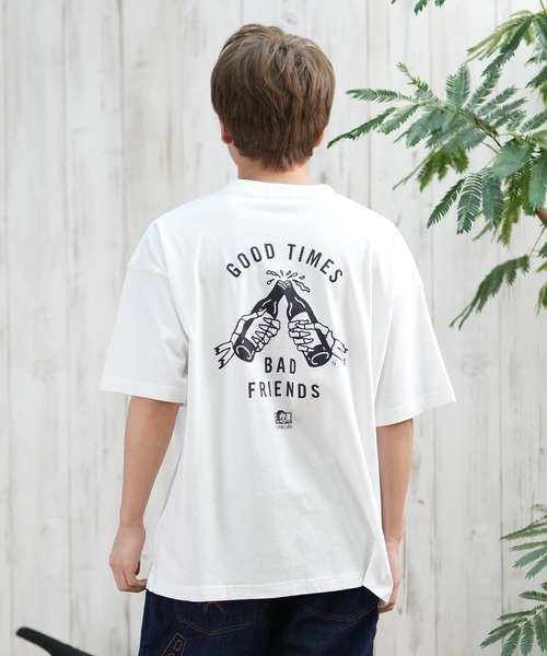 LURKING CLASS（ラーキングクラス）の「【ムラサキスポーツ限定】LURKING CLASS/ラーキングクラス 半袖Tシャツ バックプリント ST25STM02（Tシャツ/カットソー・メンズ・ブラック/グレイッシュベージュ/ホワイト・XL/L/M）」の7枚目の写真