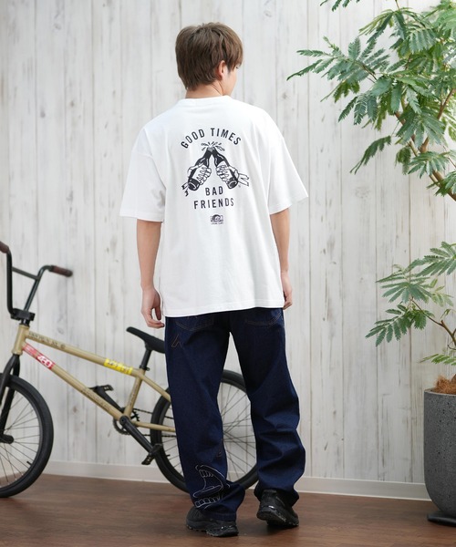 LURKING CLASS（ラーキングクラス）の「【ムラサキスポーツ限定】LURKING CLASS/ラーキングクラス 半袖Tシャツ バックプリント ST25STM02（Tシャツ/カットソー・メンズ・ブラック/グレイッシュベージュ/ホワイト・XL/L/M）」の9枚目の写真