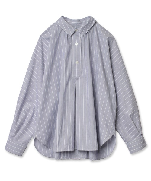 LA MARINE FRANCAISE（マリン フランセーズ）の「コードレーンボリュームブラウス（シャツ/ブラウス・レディース・ブルー/ホワイト・FREE）」の2枚目の写真