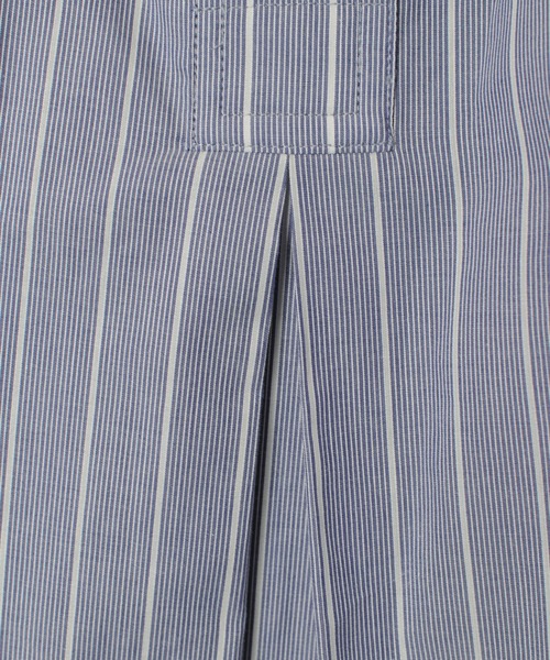 LA MARINE FRANCAISE（マリン フランセーズ）の「コードレーンボリュームブラウス（シャツ/ブラウス・レディース・ブルー/ホワイト・FREE）」の5枚目の写真