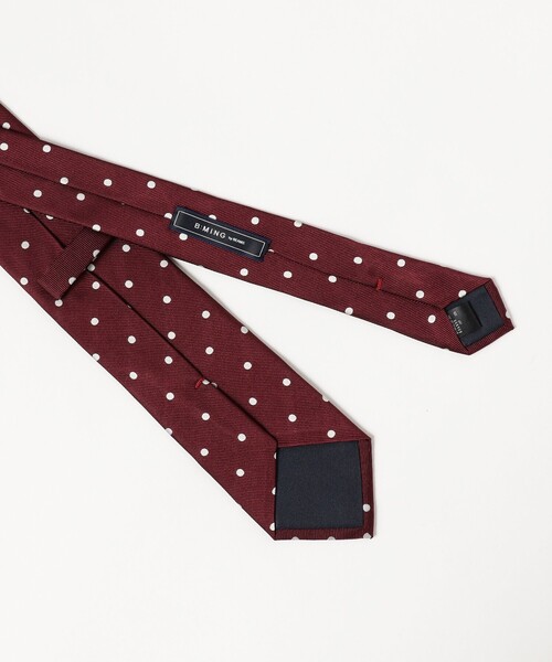 B:MING by BEAMS(ビーミングバイビームス)の「シルク ドット ネクタイ 24AW(ネクタイ・メンズ・ワイン/ブラック/インディゴブルー/ブラウン・ONE SIZE)」の14枚目の写真