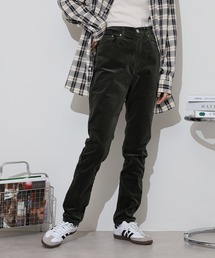 ストレッチコーデュロイスキニーサルエルパンツ