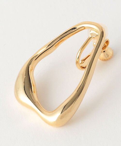 green label relaxing（グリーンレーベルリラクシング）の「ドロップフレーム イヤリング（イヤリング・レディース・シルバー/ゴールド・FREE）」の9枚目の写真