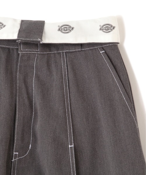 JILL by JILL STUART（ジルバイジルスチュアート）の「◇Dickies別注ステッチロングスカート（スカート・レディース・ネイビー/ベージュ/チャコールグレー・MEDIUM/SMALL）」の4枚目の写真