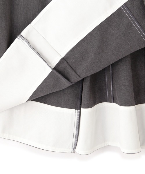 JILL by JILL STUART（ジルバイジルスチュアート）の「◇Dickies別注ステッチロングスカート（スカート・レディース・ネイビー/ベージュ/チャコールグレー・MEDIUM/SMALL）」の8枚目の写真