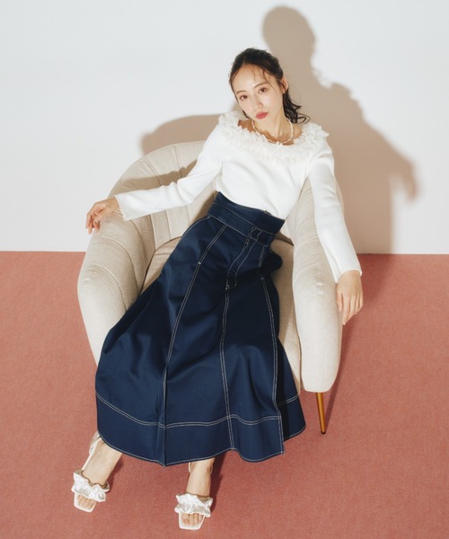 2024SS CFCL スカート サイズ1 ロンハーマン別注 Ron Herman - CFCL/シーエフシーエル POTTERY SKIRT スカートの