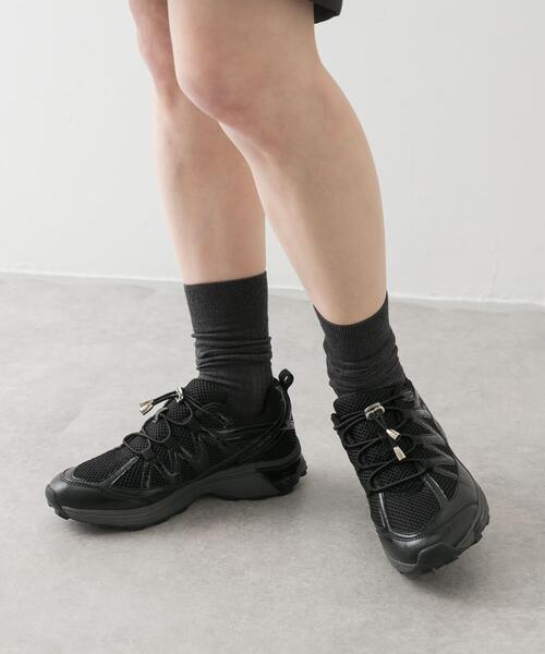 SENSE OF PLACE by URBAN RESEARCH（センスオブプレイスバイアーバンリサーチ）の「『軽量』メタリックエアースニーカー（スニーカー・レディース・アイボリー/ブラック/グレー・SMALL/MEDIUM/LARGE）」の15枚目の写真