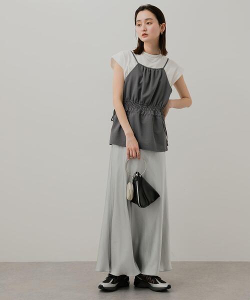 SENSE OF PLACE by URBAN RESEARCH（センスオブプレイスバイアーバンリサーチ）の「『軽量』メタリックエアースニーカー（スニーカー・レディース・アイボリー/ブラック/グレー・SMALL/MEDIUM/LARGE）」の16枚目の写真