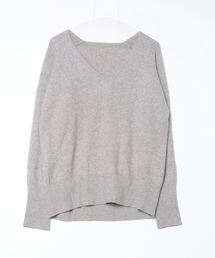 MUSE de Deuxieme Classe グレー ニット 長袖セーター MUSE de Deuxieme Classe グレー ニット 長袖セーター MUSE de