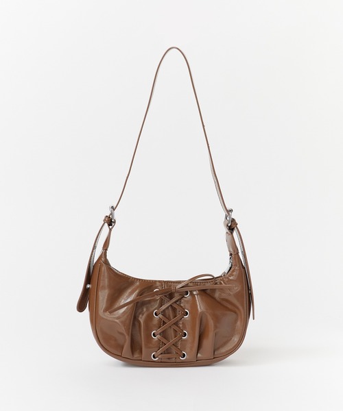 ROOPTOKYO(ループトウキョウ)の「韓国ファッション フェイクレザー 編み込み ショルダーバッグ(ショルダーバッグ・レディース・ブラウン/シルバー/ブラック・FREE)」の21枚目の写真