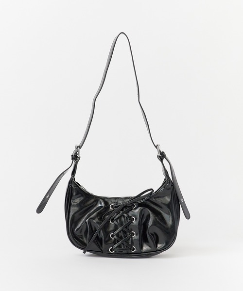 ROOPTOKYO(ループトウキョウ)の「韓国ファッション フェイクレザー 編み込み ショルダーバッグ(ショルダーバッグ・レディース・ブラウン/シルバー/ブラック・FREE)」の19枚目の写真