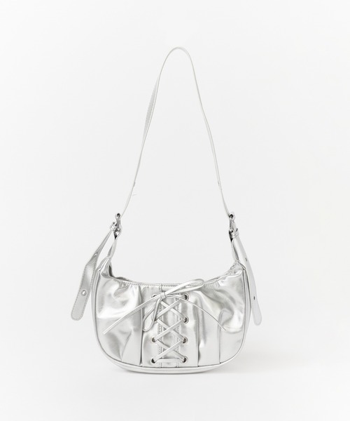 ROOPTOKYO(ループトウキョウ)の「韓国ファッション フェイクレザー 編み込み ショルダーバッグ(ショルダーバッグ・レディース・ブラウン/シルバー/ブラック・FREE)」の18枚目の写真