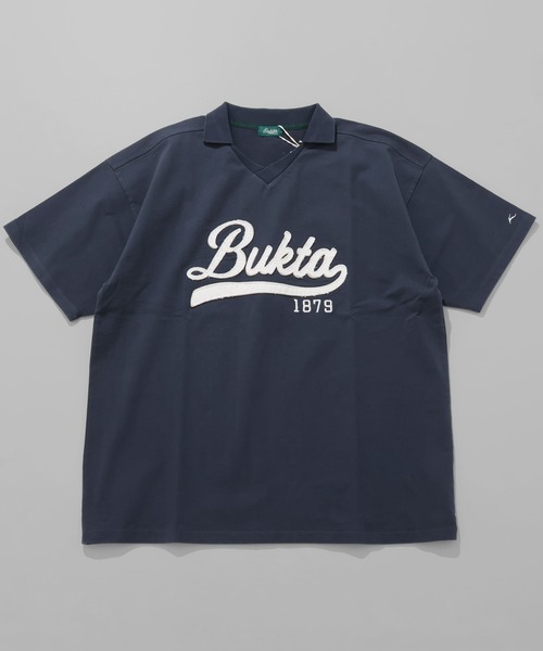 Bukta(バクタ)の「ヘビーウェイトゲームTEEポロ(Tシャツ/カットソー・メンズ・オフホワイト/ネイビー/チャコール・LARGE/X-LARGE/MEDIUM)」の3枚目の写真
