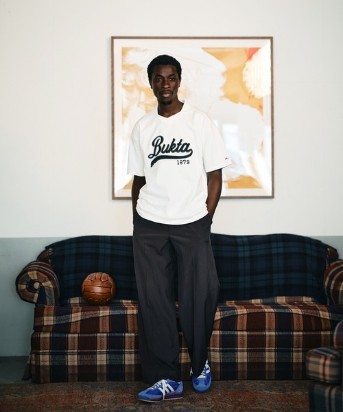 Bukta(バクタ)の「ヘビーウェイトゲームTEEポロ(Tシャツ/カットソー・メンズ・オフホワイト/ネイビー/チャコール・LARGE/X-LARGE/MEDIUM)」の7枚目の写真