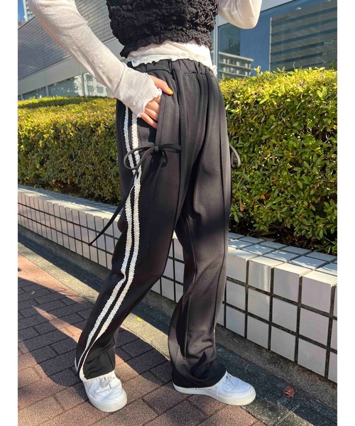 レース ライン TRACK-PANTS【完売品】 セール】【2025春夏新作☆】レースライントラックパンツ（その他