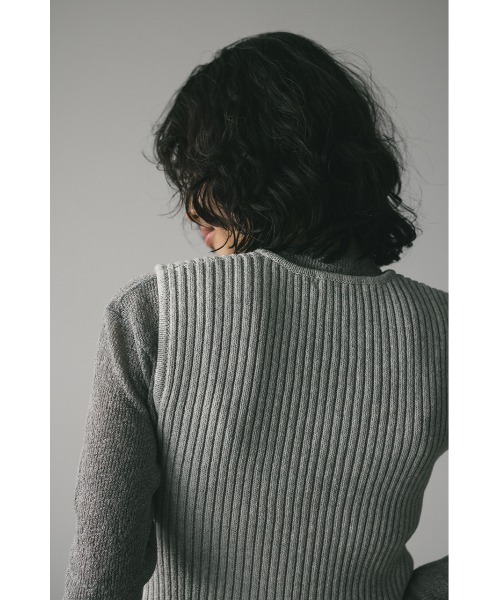 STYLEMIXER（スタイルミキサー）の「レースアップニットベスト（ベスト・レディース・アイボリー/グレー・FREE）」の16枚目の写真