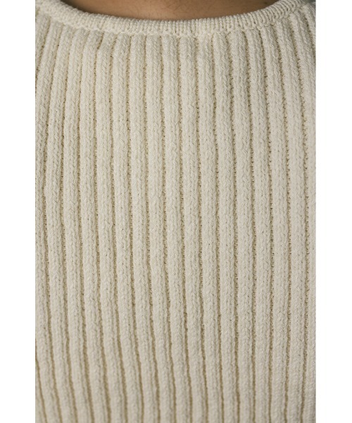 STYLEMIXER（スタイルミキサー）の「レースアップニットベスト（ベスト・レディース・アイボリー/グレー・FREE）」の9枚目の写真